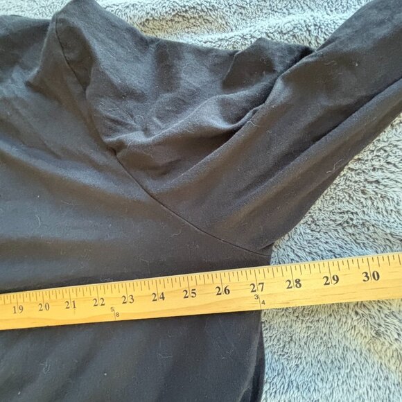 Dude Robe Mens L/XL Black Belted Hooded Terry Lining Loungewear Comfy 19180 - Picture 7 of 14